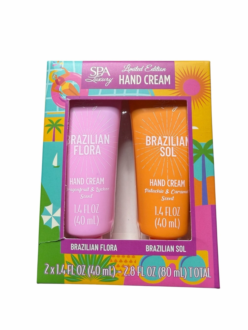 Spa Luxury Limited Edition Brazilian Flora & Brazilian Sol Hand Cream Set